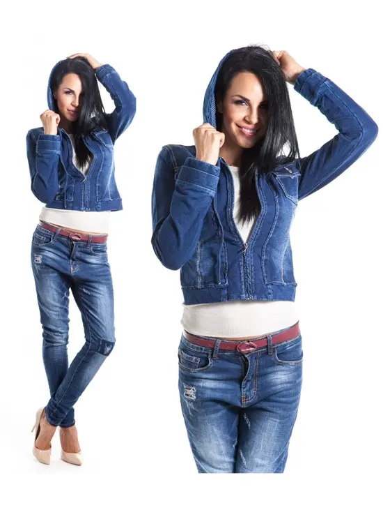Farmerdzseki kapucnival | Starstyle.hu Női farmerdzseki kapucnival | Starstyle.hu