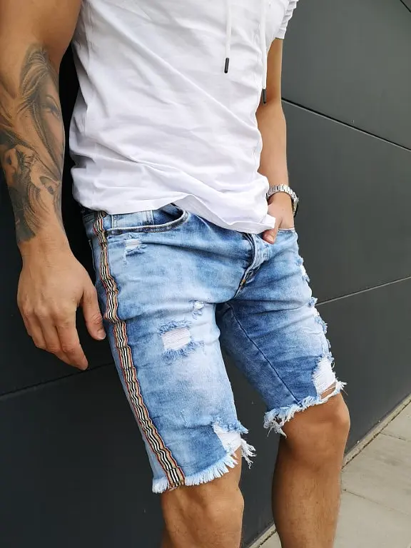 Férfi farmer bermuda