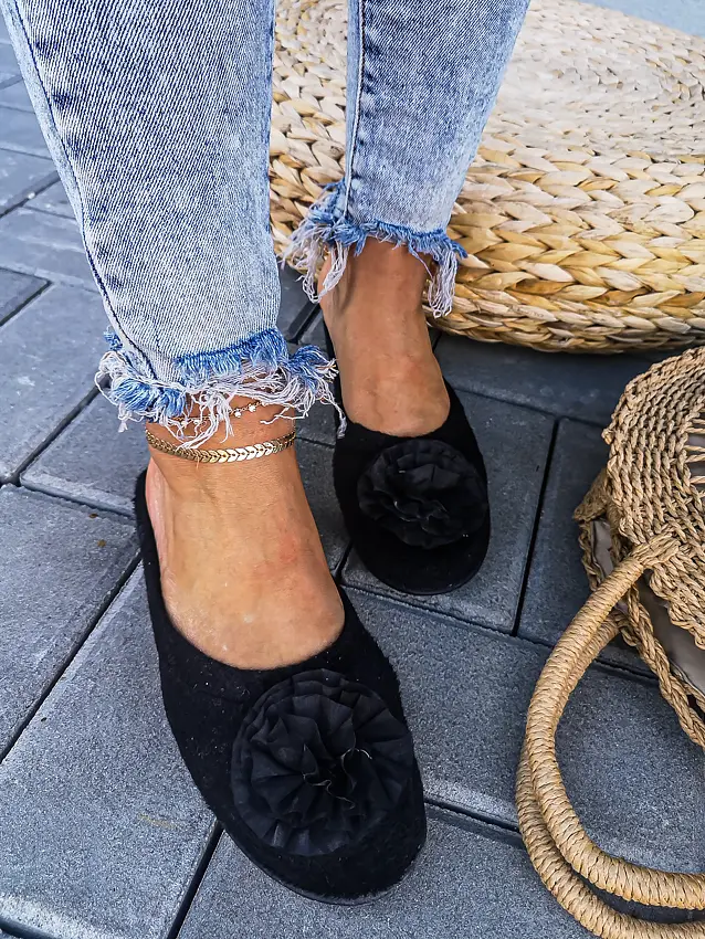 Szőrős papucs DARK