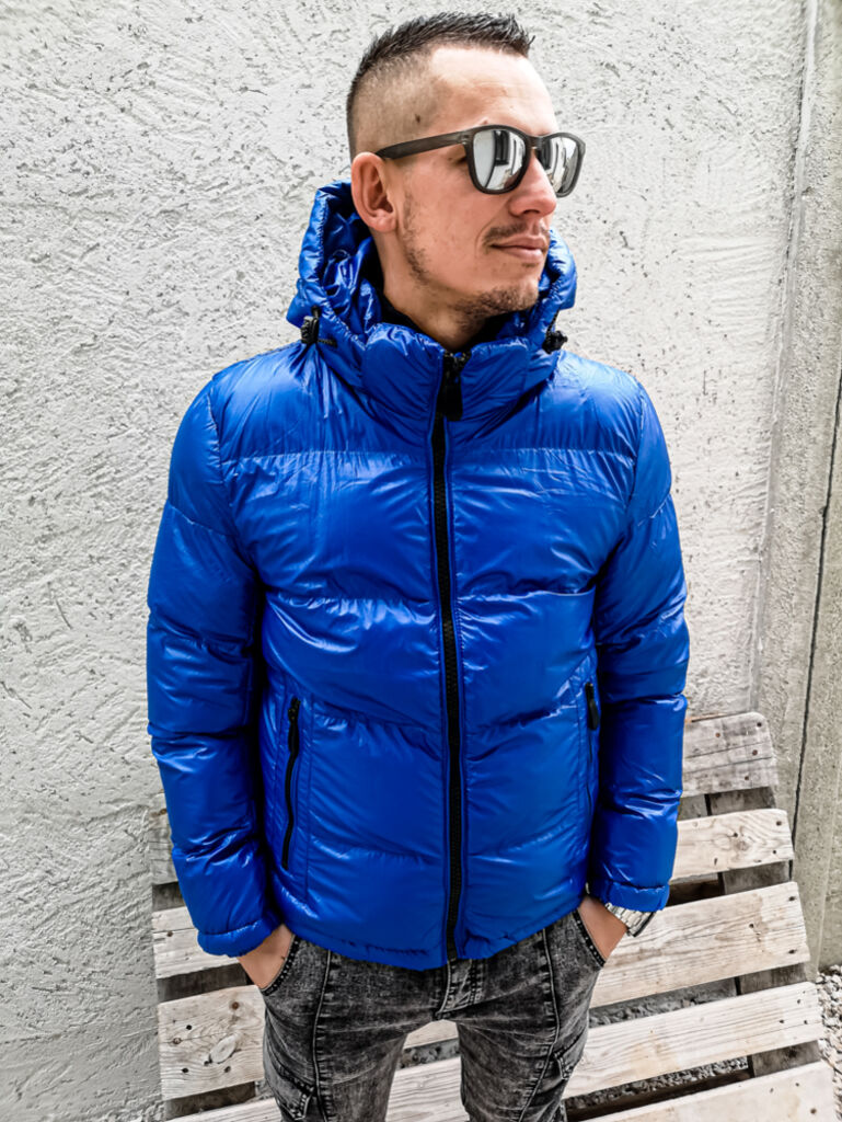 Férfi steppelt kabát - next