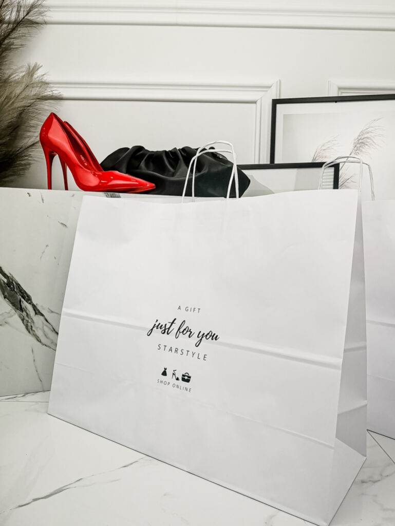 Papír ajándéktáska maxi - next