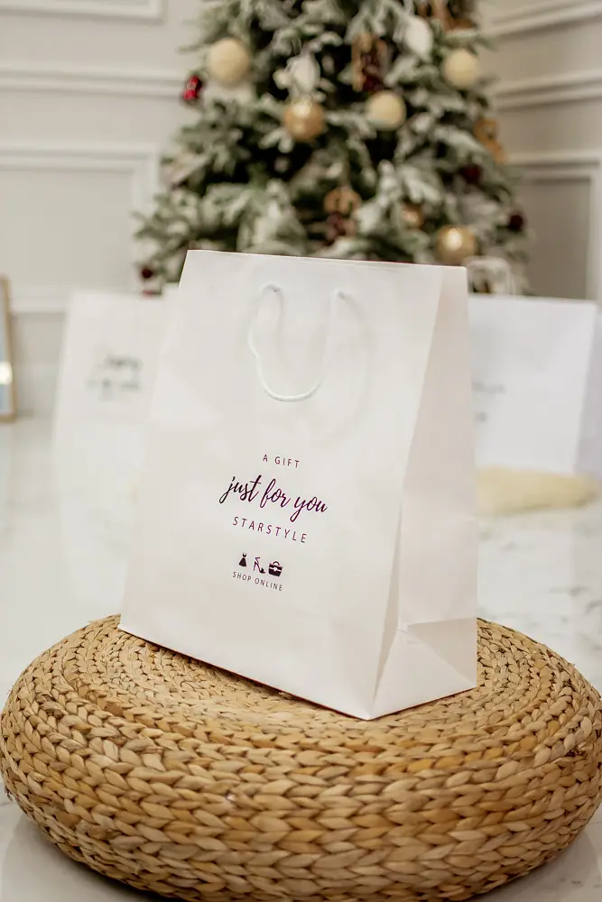 Papír ajándéktáska - next