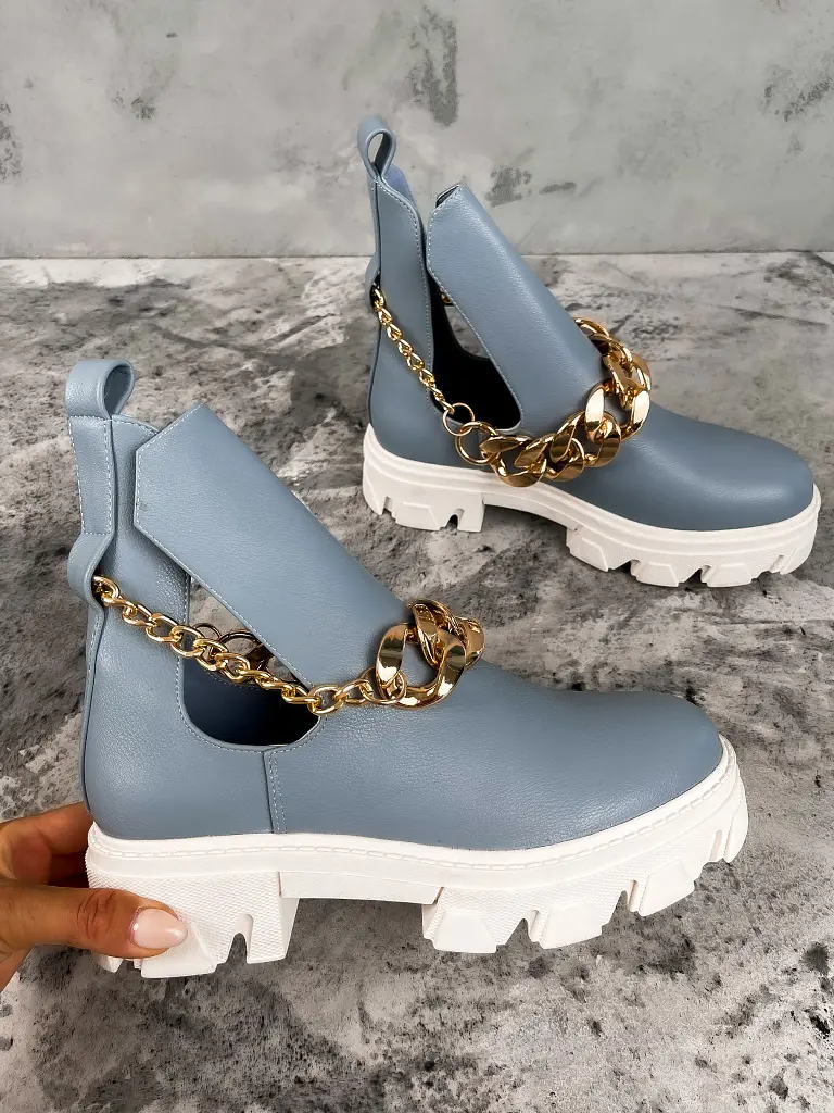 Női bokacsizma lánccal GRACEY - next