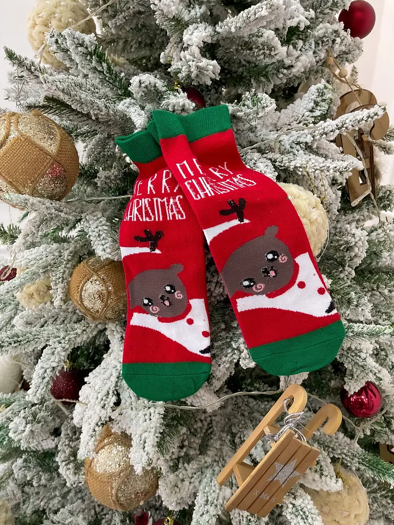 Karácsonyi női zokni 