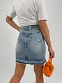 Szaggatott farmer szoknya CARLY