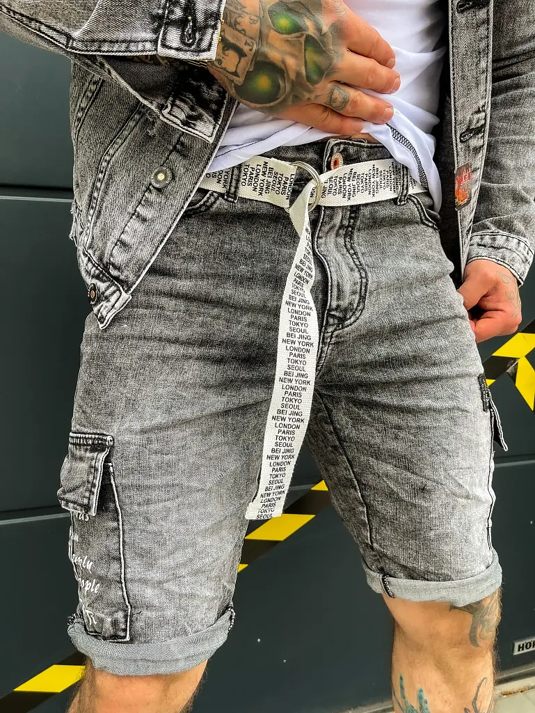 Férfi farmer bermuda