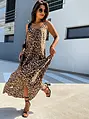 Leopárdmintás maxi ruha EVANA
