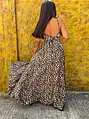 Leopárdmintás maxi ruha KATRINA