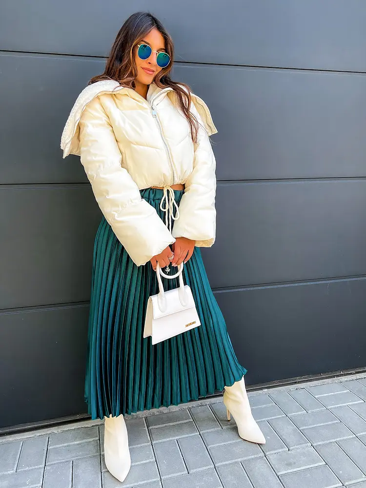 Krémszínű bomber kabát BARLA - next