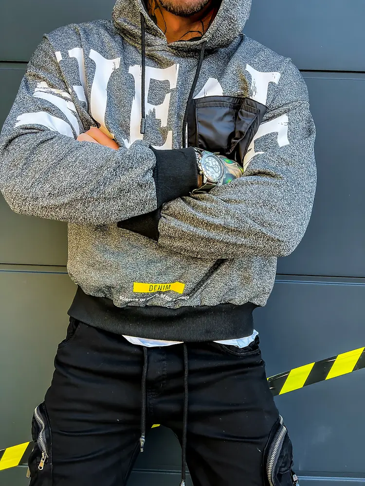 Bélelt férfi szabadidő felső  - next