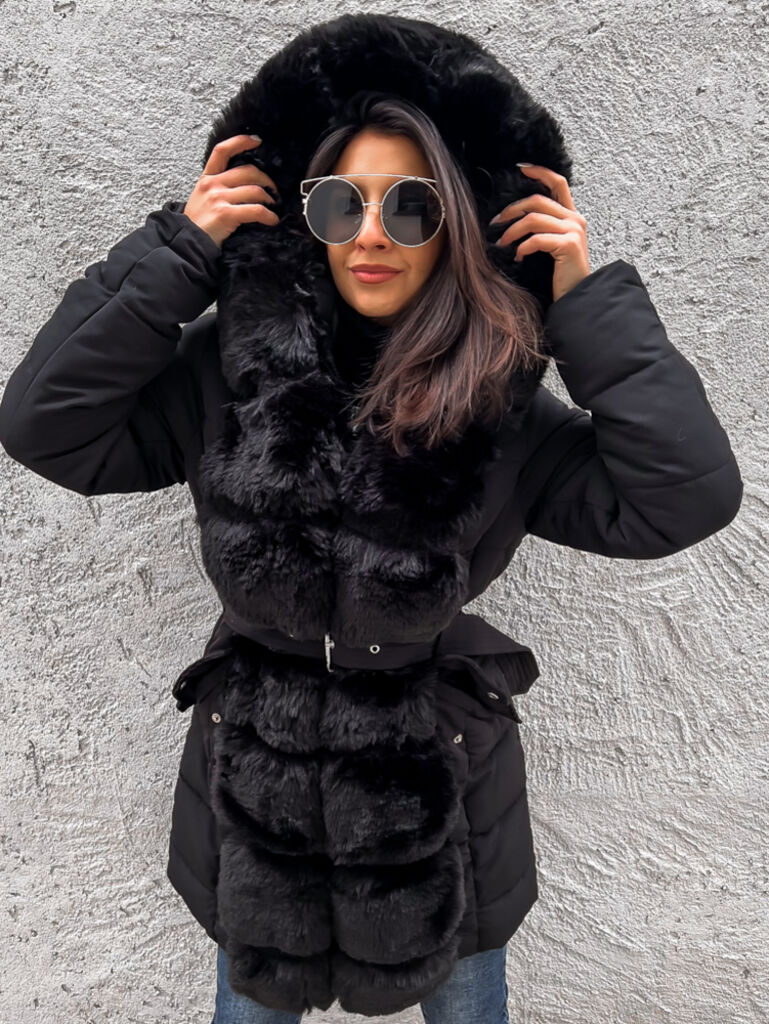 Műszőrmés télikabát OLIWIA - next