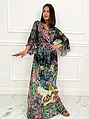 Elegás mintás maxi ruha DIOR