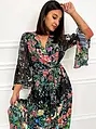Elegás mintás maxi ruha DIOR