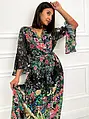 Elegás mintás maxi ruha DIOR
