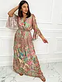 Elegás mintás maxi ruha DIOR