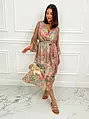 Elegás mintás maxi ruha DIOR