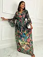 Elegás mintás maxi ruha DIOR