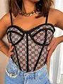 Csipkés korzett top DAIVA