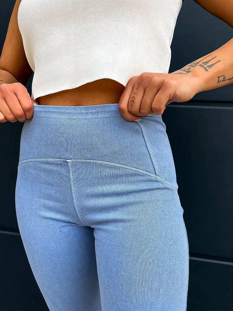 Női leggings magas derékkal