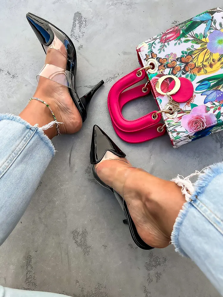 Áttetsző szandál ALEXYS