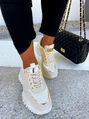 Krémszínű női sportcipő NORMA