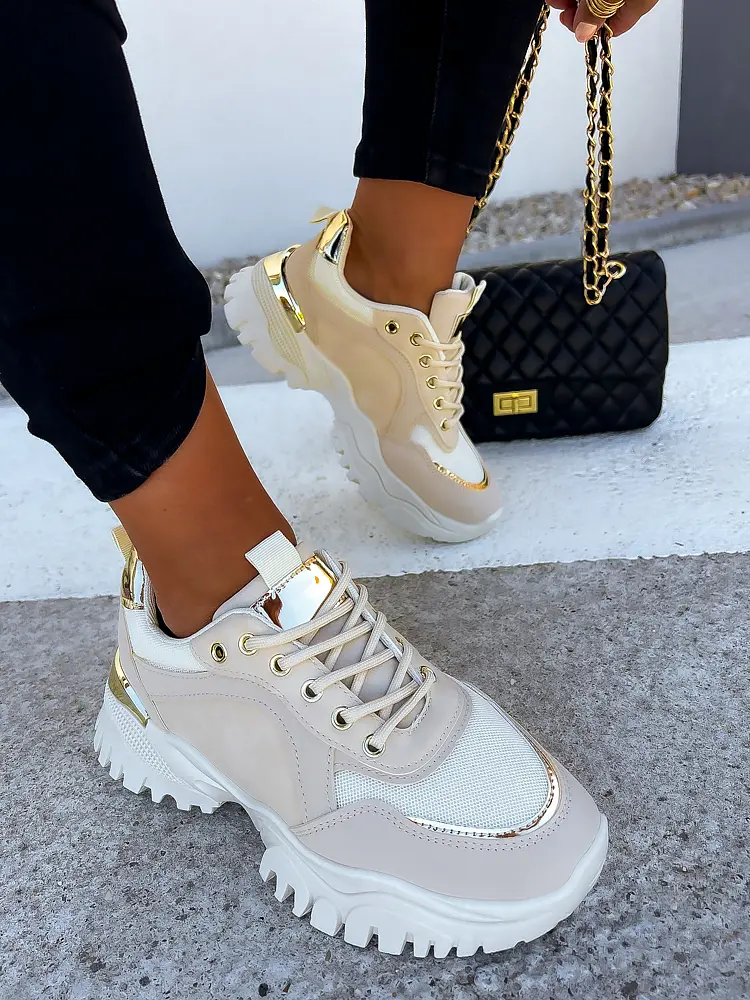 Krémszínű női sportcipő NORMA - next