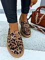 Leopárdmintás női mokaszín KENNA