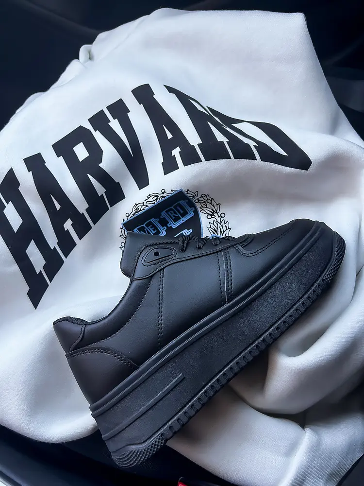 Fekete platformos sportcipő LANEY