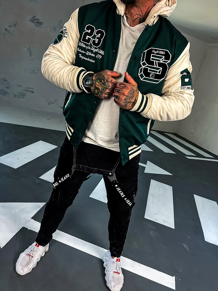 Lezser baseball bomber kapucnival - next