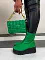 Zöld színű bokacsizma MARCYA