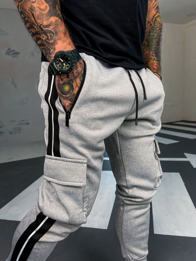 Oldalzsebes férfi szabadidőnadrág - next