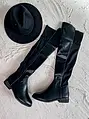 Fekete térd feletti csizma DANIELA