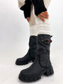 Fekete női csizma EDITH