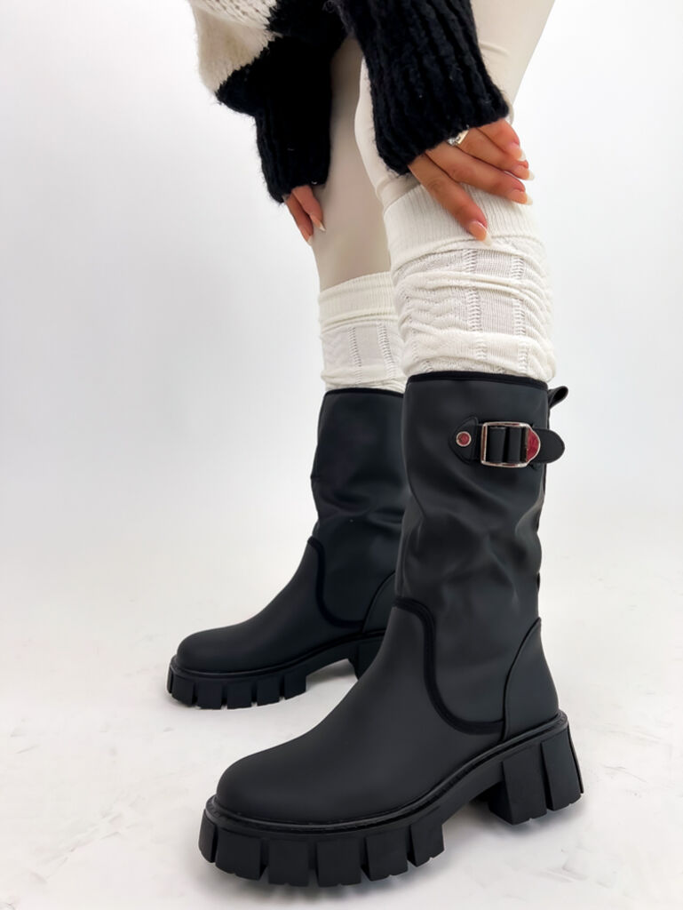 Fekete női csizma EDITH - next