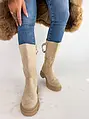 Bézs női csizma LETICIA