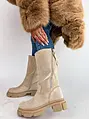 Bézs női csizma LETICIA