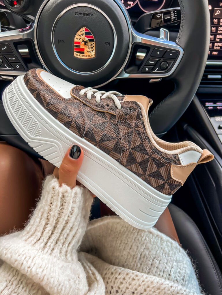 Platformos női sportcipő OREGON