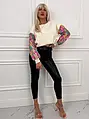 Fekete műbőr leggings 