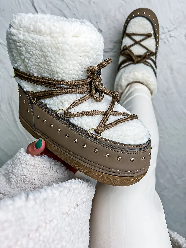 Barna női hócsizma KINDRA