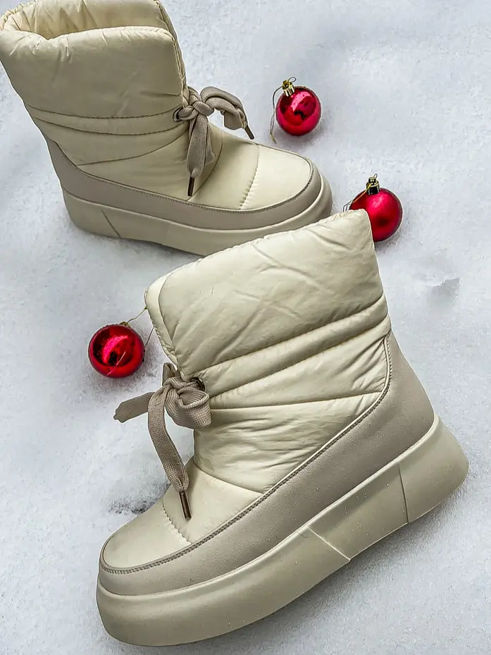 Vajszínű női hócsizma ABELIA - next