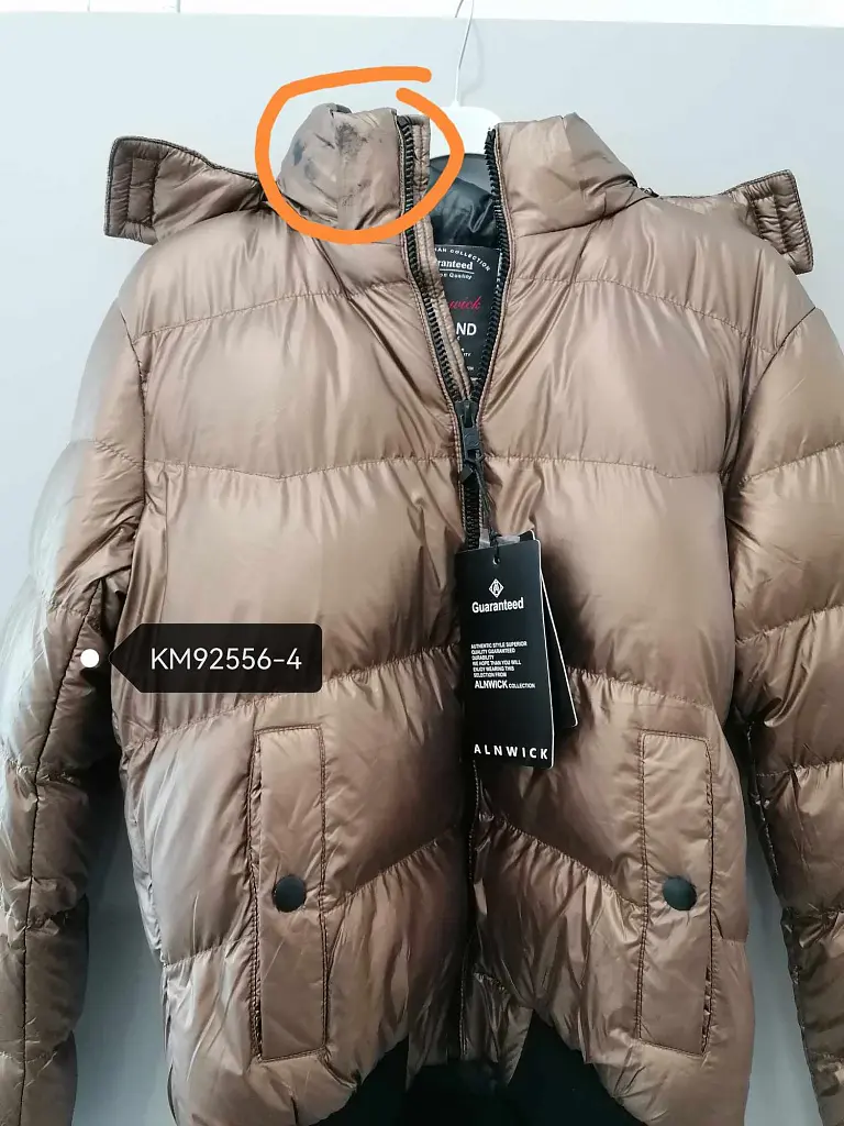 Férfi steppelt kabát - next