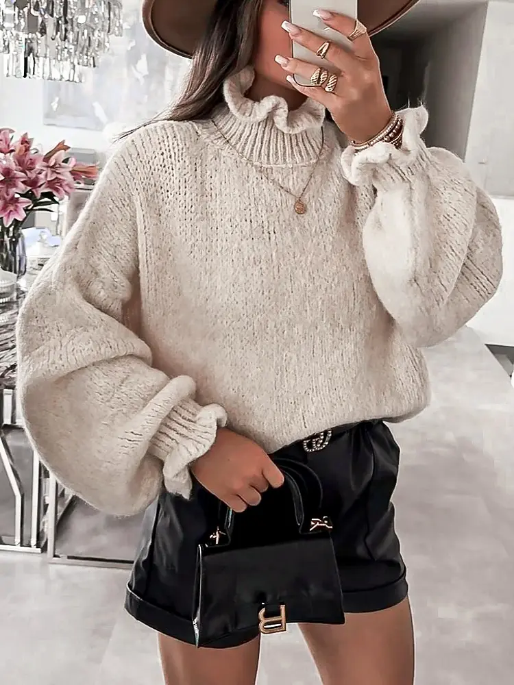 Elegáns oversized pulóver ADRIKA