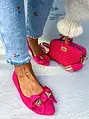 Elegáns fukszia balerina cipő DELPHINE