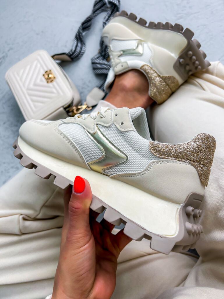 Bézs női sportcipő BRIANA - next