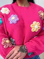 Virágokkal díszített pulóver CHRISSY