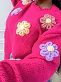 Virágokkal díszített pulóver CHRISSY