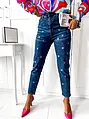 Mom fit farmer hímzett szívekkel díszítve