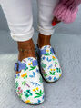 Mintás egészségügyi papucs FLOWER