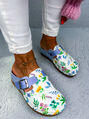 Mintás egészségügyi papucs FLOWER