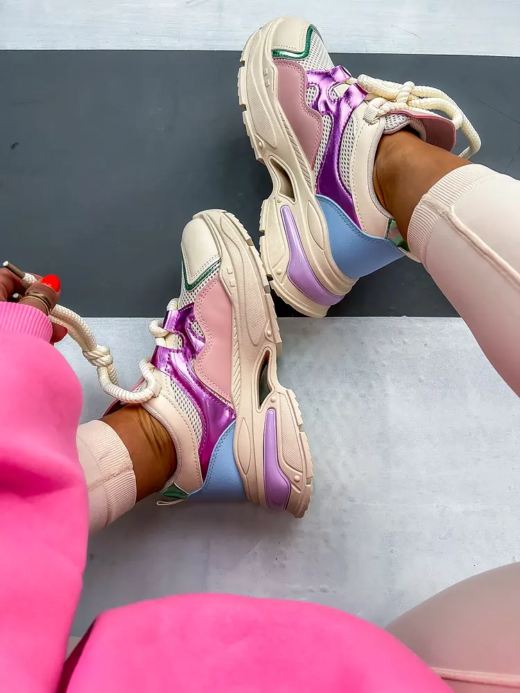 Színes női sportcipő CLAIRE - next